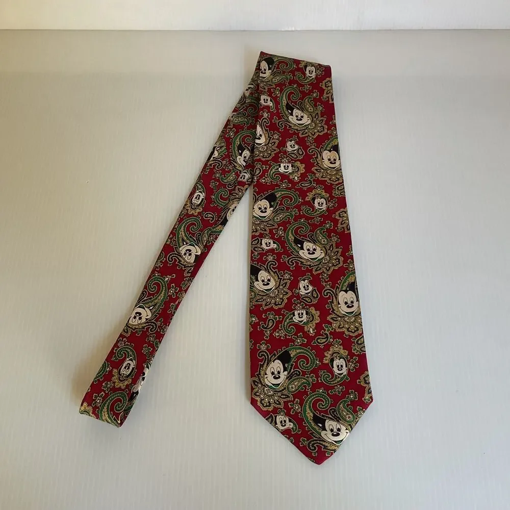 Vintage Disney Mickey Mouse men’s necktie by Balancine / The Tie Works,